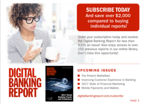 Subscribe to Digital Banking Report